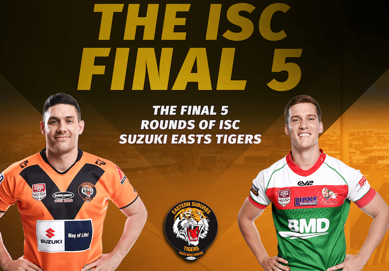 The ISC Final 5 Rounds of ISC Suzuki Easts Tigers