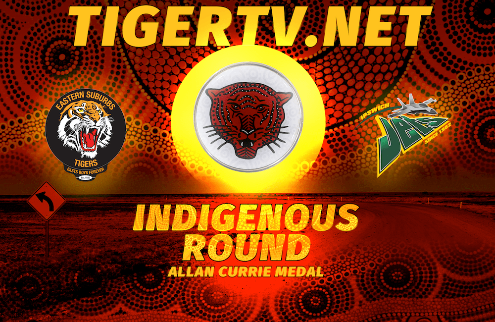 Intrust Super Cup Indigenous Round #GoTheTigers #Season2019 #OrangeandGold #EGF @naidocweek #indigenousround #isc #ipswichjets #tigers #eaststigers #livestream #qrl #qld #ProudIndigenous #IndigenousRound