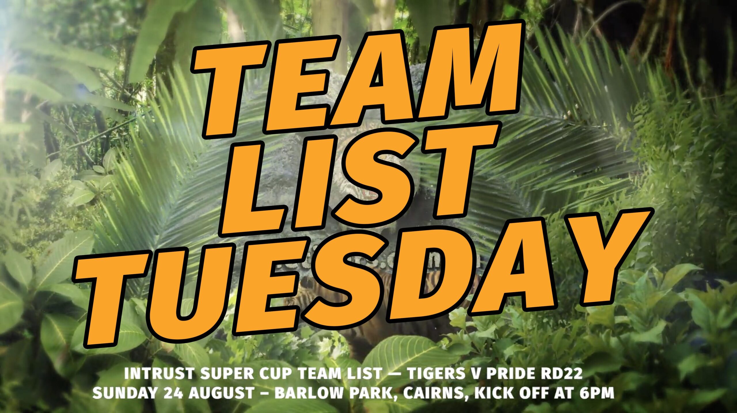 Rd 22 ISC Team List Tuesday