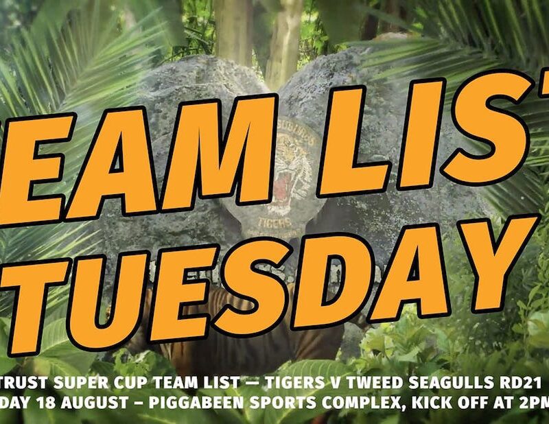 Team List Tuesday Rd 21 Intrust Super Cup