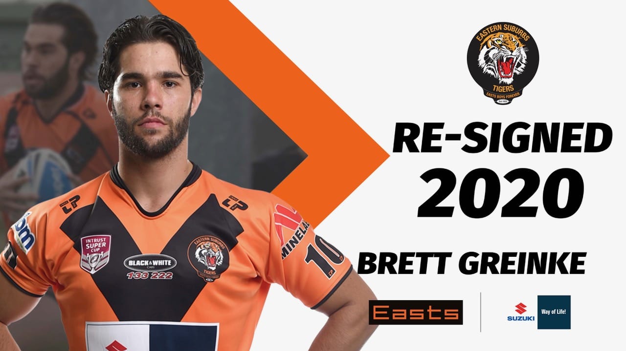 Brett Greinke Re-signs with Easts Tigers