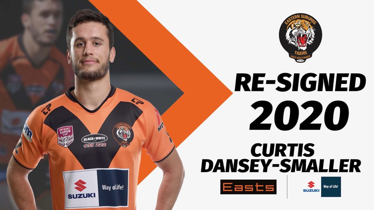 Curtis Dansey-Smaller Re-signs with Easts Tigers
