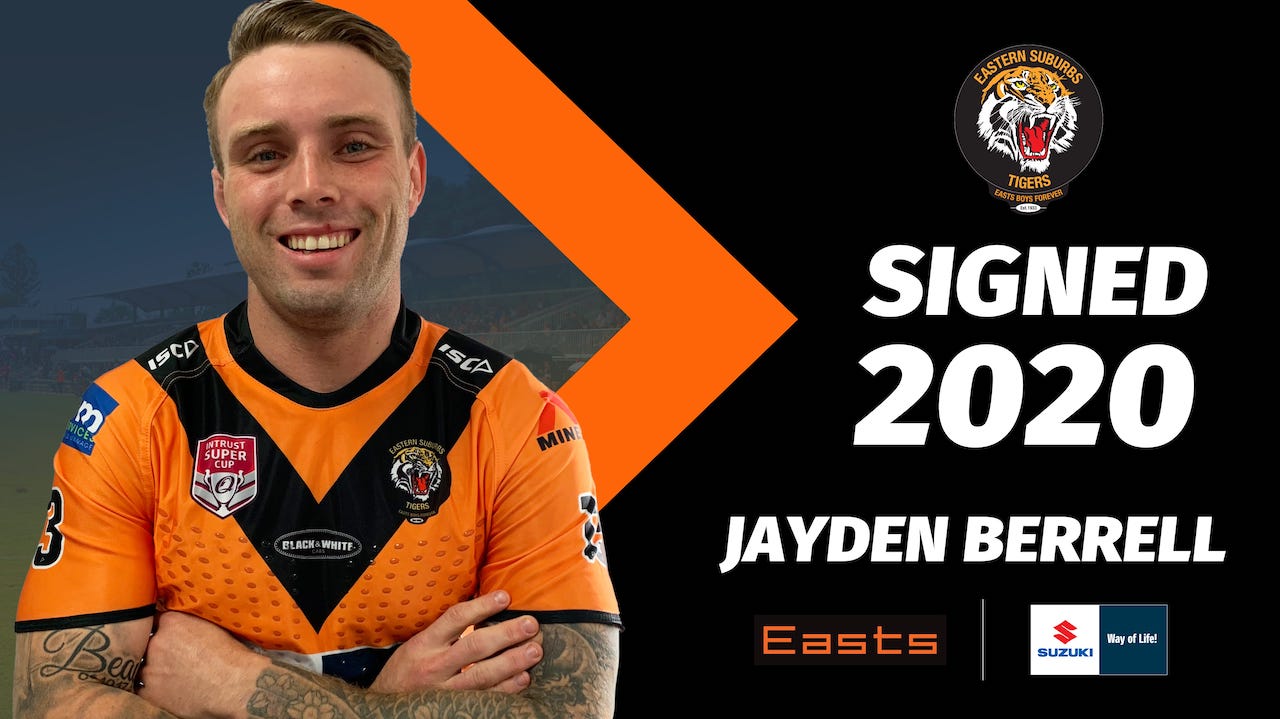 Jayden Berrell signs with Easts Tigers