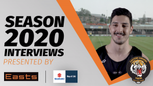 Easts Tigers Player Zak Taibi Interview - Season 2020