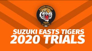 Suzuki Easts Tigers 2020 Trials cover