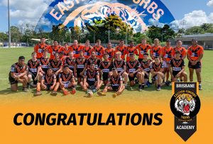 Congratulations to Easts Tigers Brisbane Academy Squad named