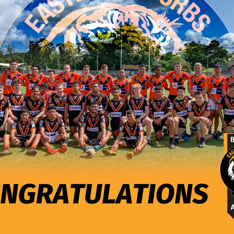 Congratulations to Easts Tigers Brisbane Academy Squad named