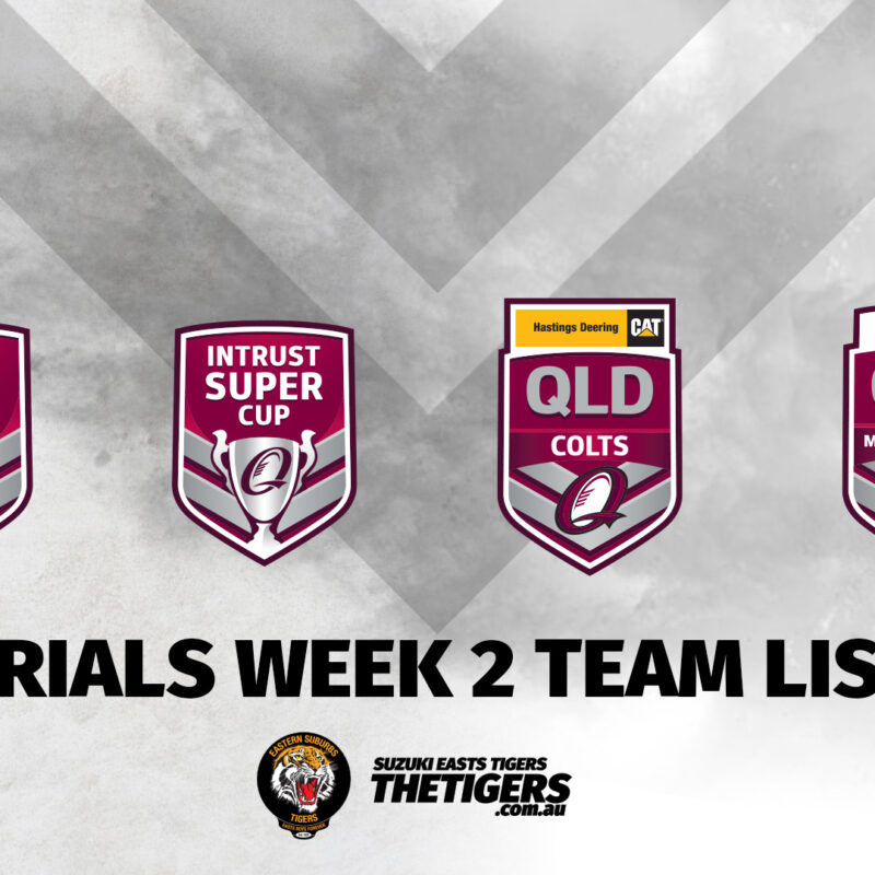 2020 Trials Week 2 Team Lists