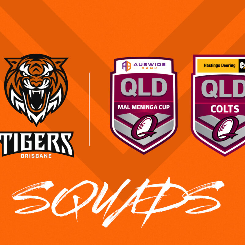 Brisbane Tigers Auswide Bank Mal Meninga U18s and Hastings Deering Colts u21s