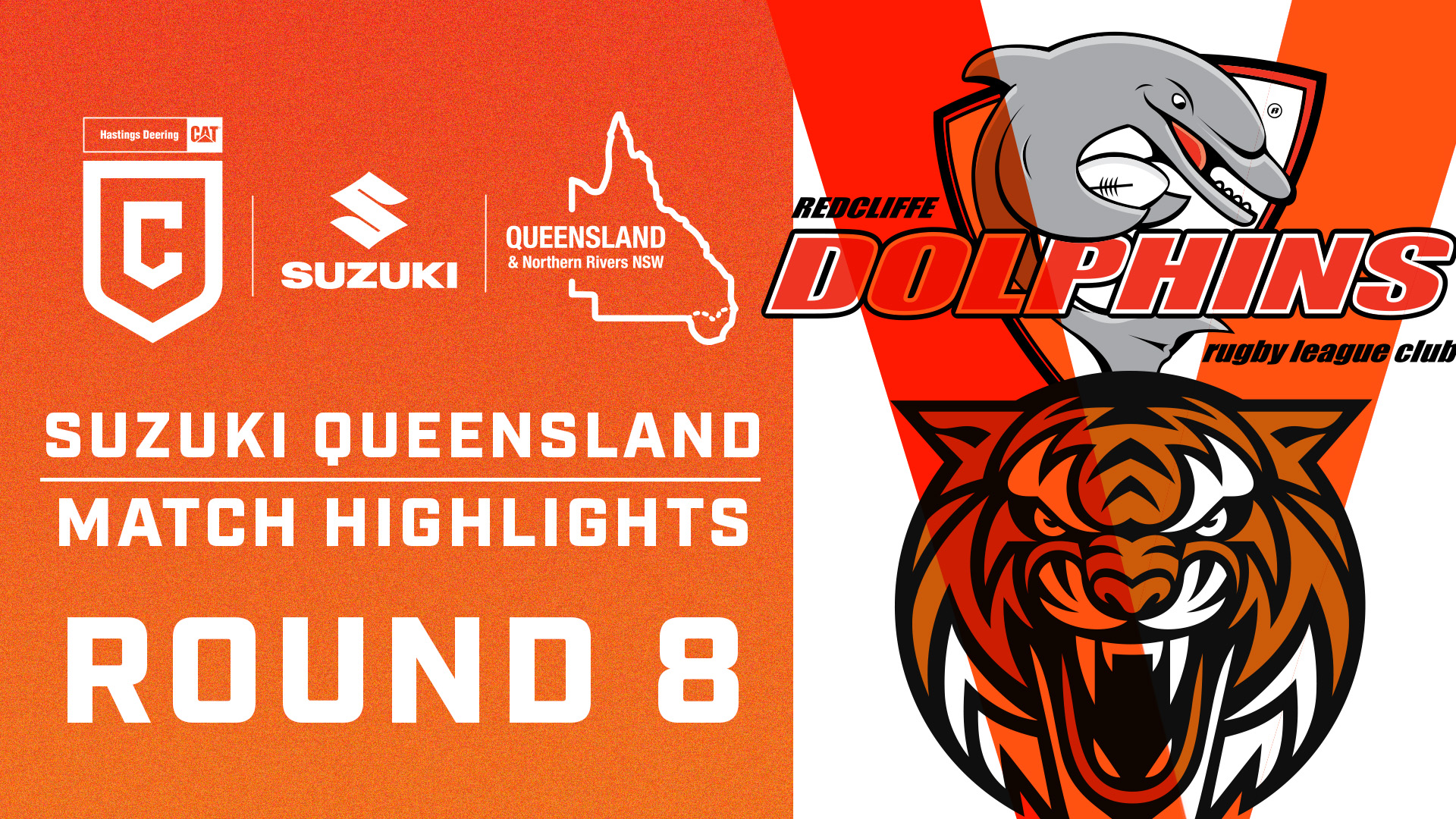 Suzuki Match Highlights from Round 8 Hastings Deering Colts Brisbane Tigers v Redcliffe Dolphins