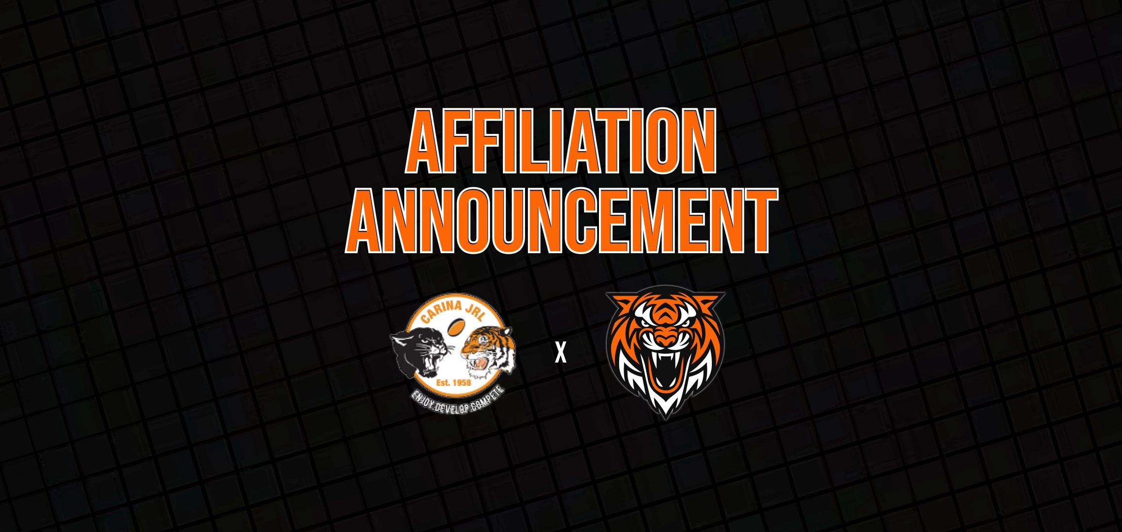 Media Release: Affiliation Announcement Carina Juniors RLFC x Brisbane Tigers