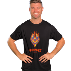 T-Shirt - Black Firehawks